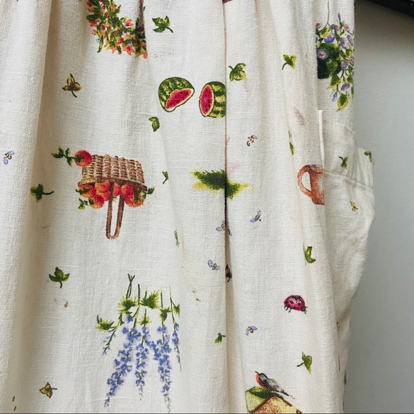 Cottagecore Kids Linen Dress - Picture 4 of 7